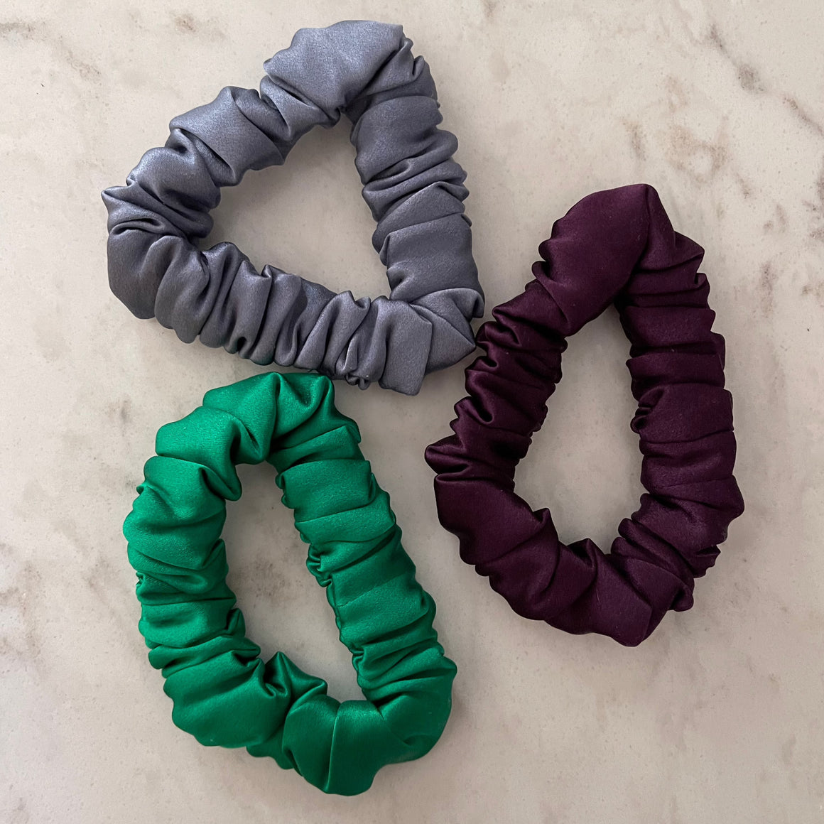 Jewel Tone Scrunchies
