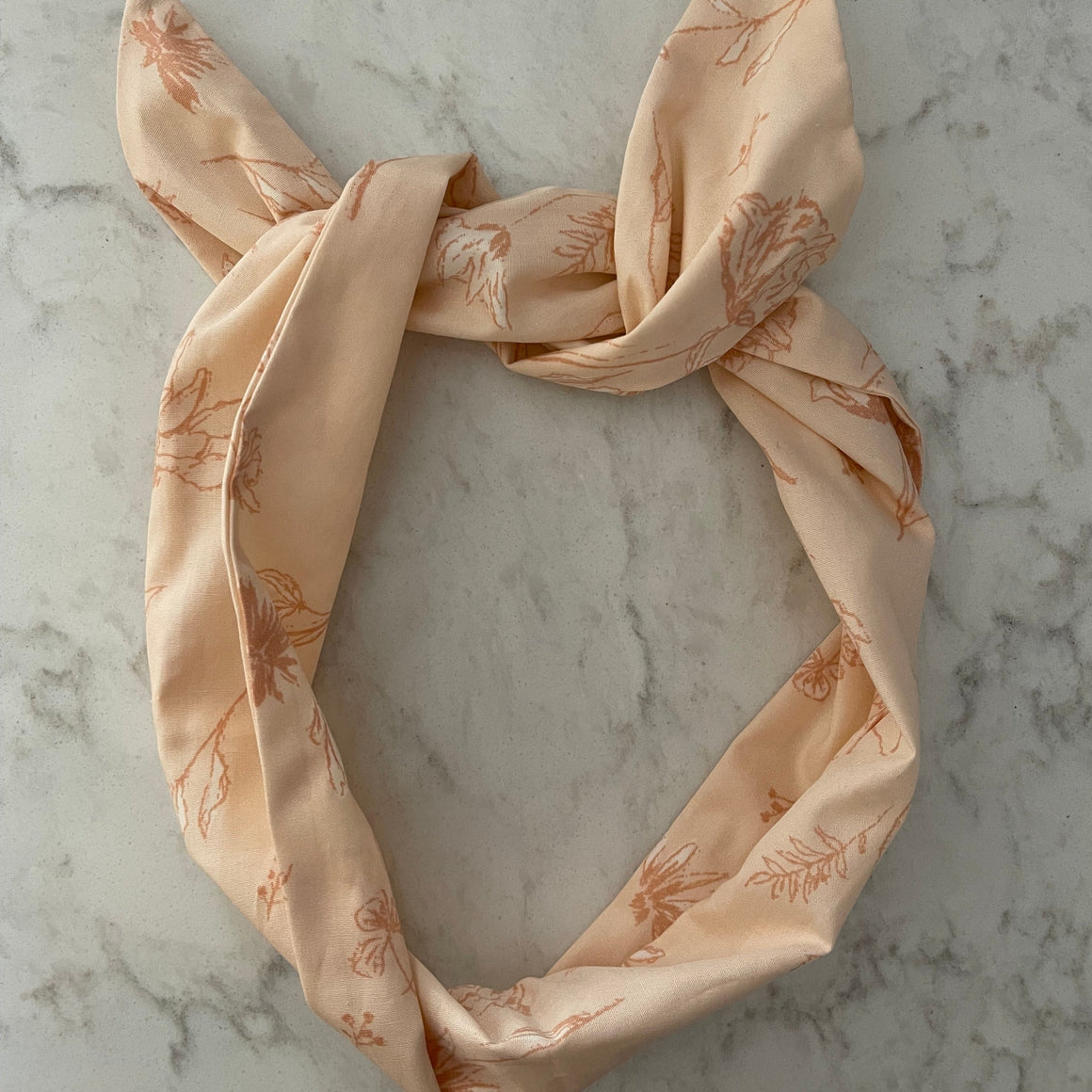 Light Pink Floral Wire Headband