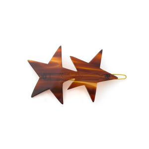 Vintage Double Star Barrette