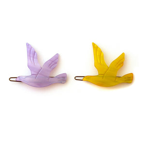 Vintage Bird Barrettes