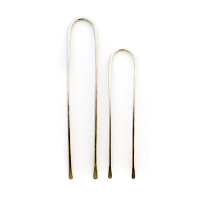 Silver Horseshoe Hair Pins