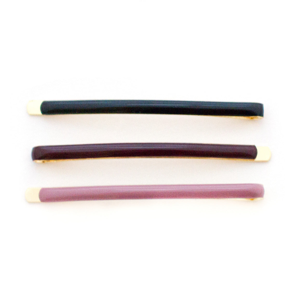 black burgundy and mauve bobby pins for classic styles and neutral hair acessories