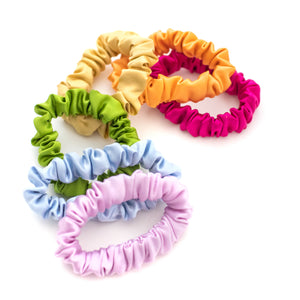 Colorful Silk Scrunchies