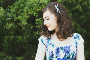 Vintage Lovebird Barrettes