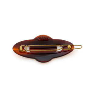 planet space shaped hair barrette
