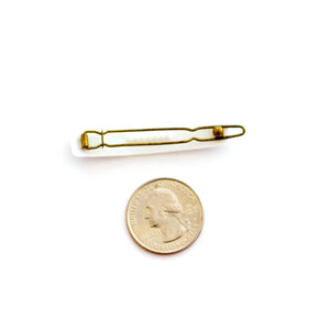 Vintage Floral Bar Barrette