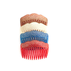 vintage french hair combs - pin up beauty - rockabilly - retro hair accessories
