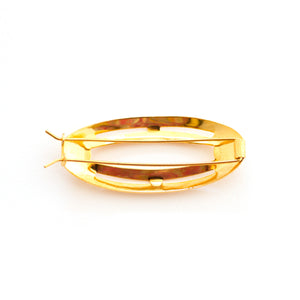 Vintage Gold Oval Barrette
