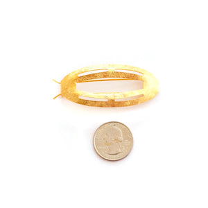 Vintage Gold Oval Barrette