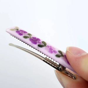 Mini Violet Hair Clip