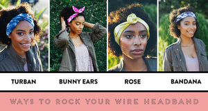 Peach Sunshine Wire Headband