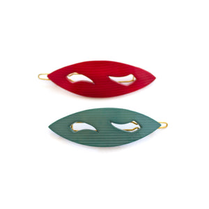 Vintage Curve Barrettes