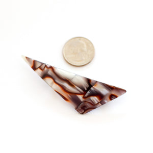 Vintage Faux Pearl Triangle Barrette